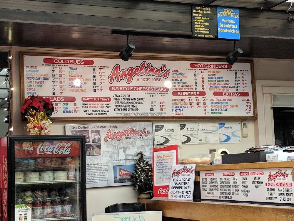 Angelina's Submarine Shops Menu image 3